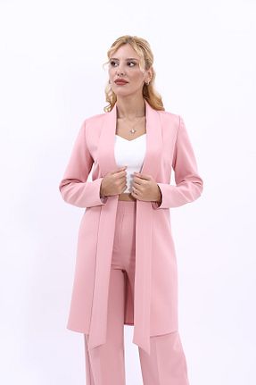 کت صورتی زنانه Blazer ÖNDER ÖZSOY - کد 372060946