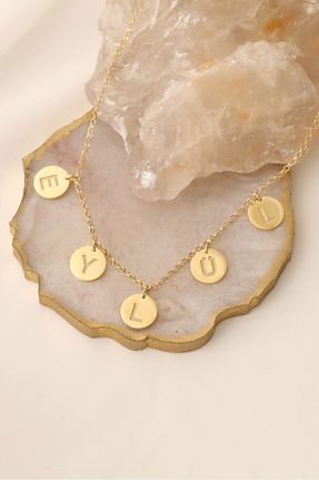 گردنبند نقره طلائی زنانه 925 عیار Nox Jewelry - کد 792214144