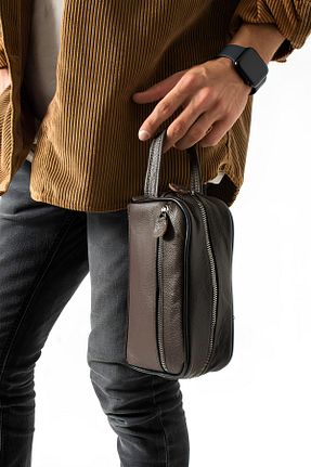 کیف دستی قهوه ای زنانه سایز متوسط Erzeno - کد 865093143