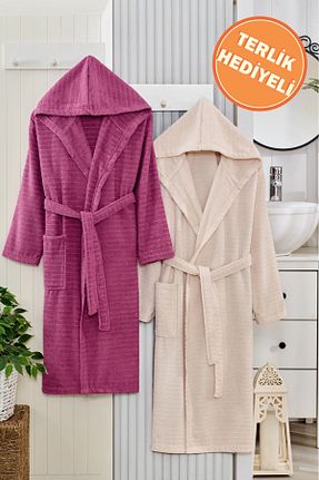 حوله پالتوئی بنفش زنانه Rebeka Home Collection - کد 814840803