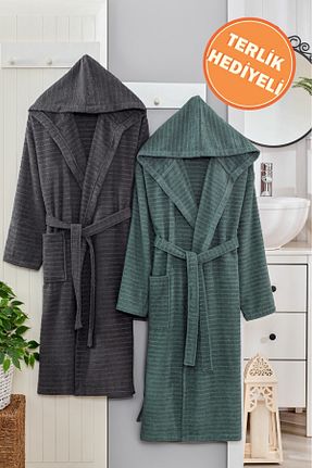 حوله پالتوئی طوسی زنانه Rebeka Home Collection - کد 814854559