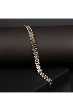 دستبند استیل (فولاد) مردانه استیل ضد زنگ FOURSOLOS - کد 865150467