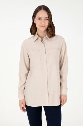 پیراهن مشکی زنانه یقه پیراهنی U.S. Polo Assn. - کد 865152117