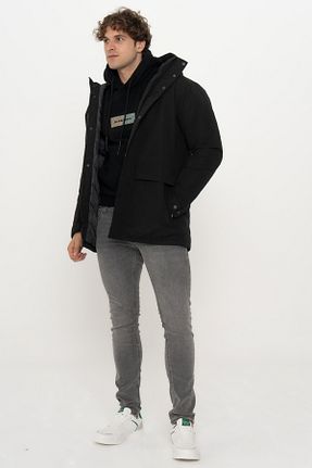 کاپشن مشکی مردانه رگولار Jack & Jones - کد 750874692