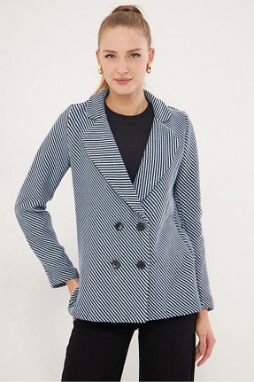 کت آبی زنانه رگولار armonika - کد 865160796