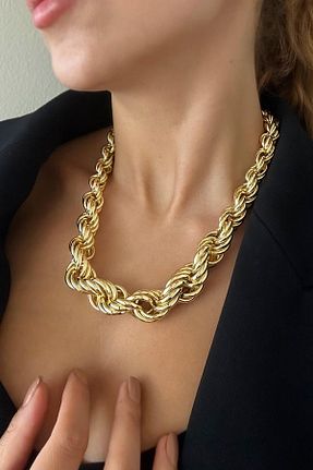 گردنبند جواهر طلائی زنانه New Obsessions - کد 855940015