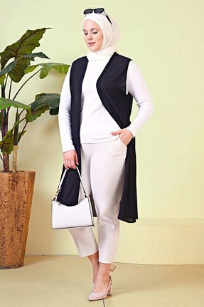 جلیقه سایز بزرگ مشکی مردانه اورسایز Ferace - کد 733849163