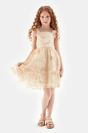 لباس طلائی بچه گانه بافتنی Tyess - کد 829319909