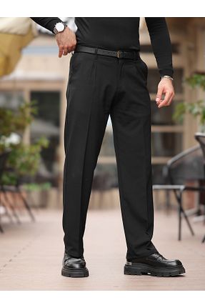 شلوار مشکی مردانه پارچه BASEL.CO - کد 865174445