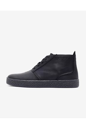 بوت / نیم بوت مشکی مردانه چرم خالص CLARKS - کد 865177525