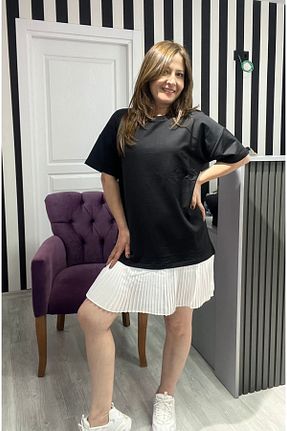 لباس سفید زنانه بافت VOSEM BUTİK - کد 865172283