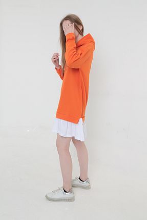 تونیک نارنجی زنانه بافتنی SP SPLASH - کد 883593434