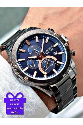 ساعت مچی طوسی مردانه 41-45 میلی متر Ferrucci - کد 865175745