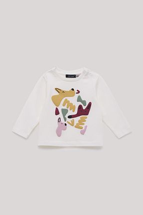 تیشرت نباتی بچه گانه رگولار GB Baby - کد 853876286