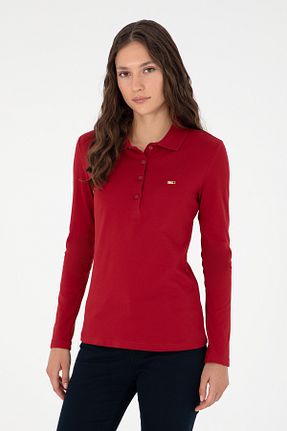 سوئیشرت قرمز زنانه ساده U.S. Polo Assn. - کد 865197412