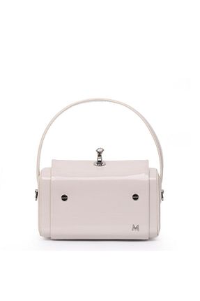 کیف دوشی سفید زنانه چرم مصنوعی Matmazel - کد 865187289