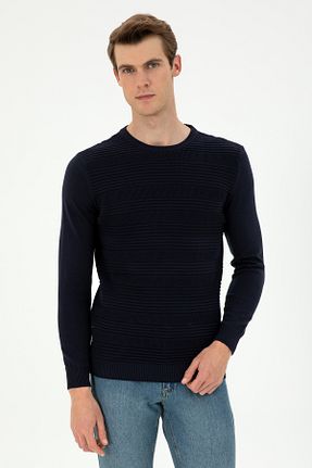 پلیور سرمه ای مردانه ساده U.S. Polo Assn. - کد 865196177