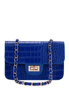 کیف دوشی سرمه ای زنانه چرم مصنوعی Judour Bags - کد 865184019