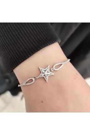 دستبند نقره مشکی زنانه 925 عیار Güler Yüzlü Silver - کد 364629007