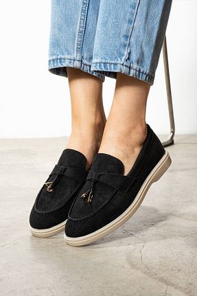 کفش لوفر مشکی زنانه جیر Katrina shoes - کد 832952114