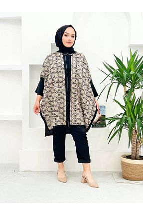 شال بژ زنانه Abalı - کد 865203066