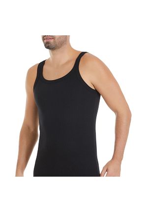 رکابی مشکی مردانه بند دار Yıldız Çamaşır - کد 865228134