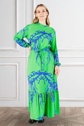 لباس حجاب سبز زنانه سایز بزرگ Ferace - کد 834790874