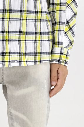 پیراهن سفید بچه گانه رگولار Panço - کد 795854903