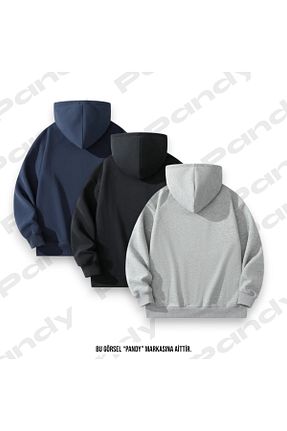 سوئیشرت مشکی زنانه ساده pandy - کد 864987285
