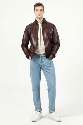 کاپشن زرشکی مردانه Relaxed Dericlub - کد 138261325
