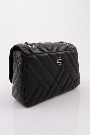 کیف دوشی مشکی زنانه چرم خالص Dgn - کد 753434682