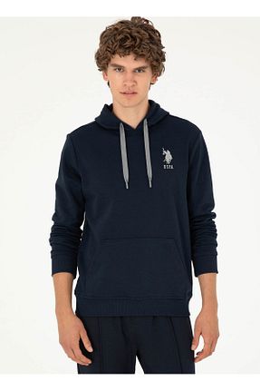 سوئیشرت سرمه ای مردانه ساده U.S. Polo Assn. - کد 865258772