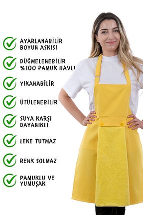 دستکش و پیشبندآشپزخانه زرد sevilya - کد 845414670