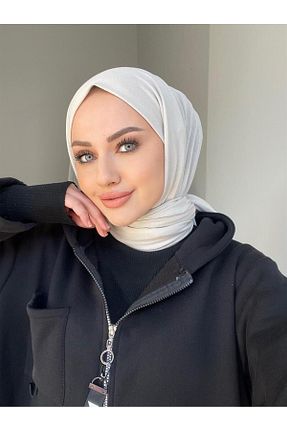 شال طوسی زنانه پنبه ای Byedauzunlar - کد 865261309