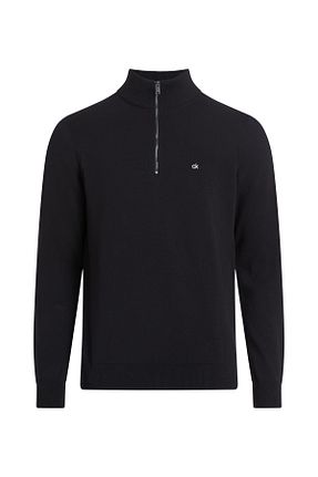 پلیور مشکی مردانه ساده Calvin Klein - کد 865259630