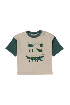 شلوار کرمگن بژ بچه گانه رگولار Panço - کد 760551078