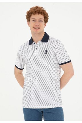 تیشرت سفید مردانه اسلیم فیت U.S. Polo Assn. - کد 865333566