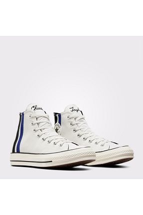 کفش اسنیکر سفید زنانه بند دار Converse - کد 865340280