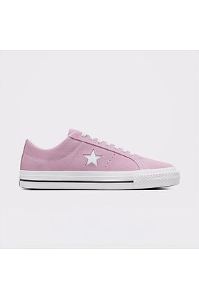 کفش اسنیکر صورتی زنانه بند دار Converse - کد 865336110
