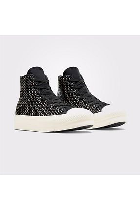 کفش اسنیکر مشکی زنانه بند دار Converse - کد 865339791