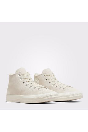 کفش اسنیکر بژ زنانه بند دار Converse - کد 865340235