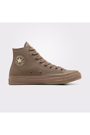 کفش اسنیکر قهوه ای زنانه بند دار Converse - کد 865339779