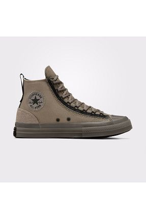 کفش اسنیکر خاکی زنانه بند دار Converse - کد 868571375