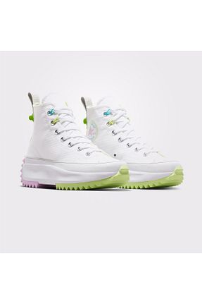 کفش اسنیکر سفید زنانه بند دار Converse - کد 865336005