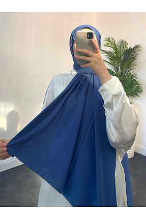 شال سرمه ای زنانه پلی استر Liyase Moda - کد 865336388