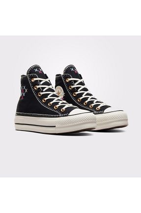 کفش اسنیکر مشکی زنانه بند دار Converse - کد 865341451