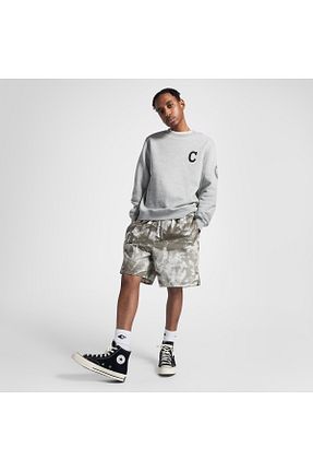 شلوارک و برمودا طوسی مردانه رگولار Converse - کد 865345483