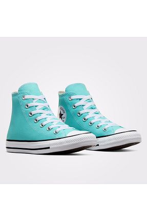 کفش اسنیکر آبی زنانه بند دار Converse - کد 865345474