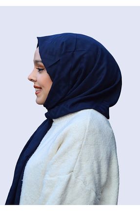 شال سرمه ای زنانه پنبه ای HeavenlyScarfs - کد 865351765