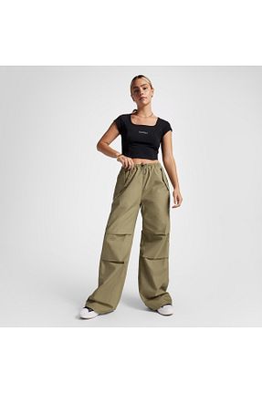 شلوار خاکی زنانه بافتنی Converse - کد 865355790